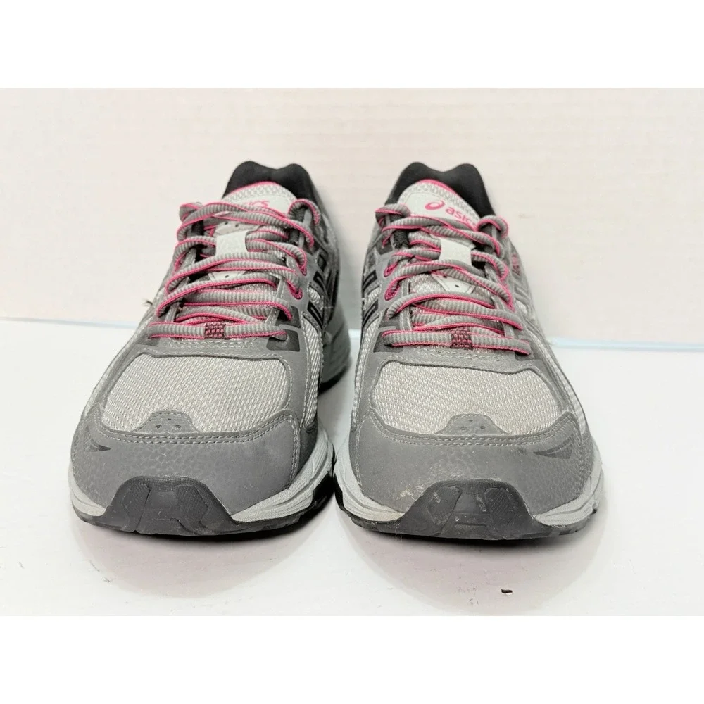 ASICS Gel Venture 6 Gray Pink‎ Trail Running Shoes Womens US 11 T7G7N